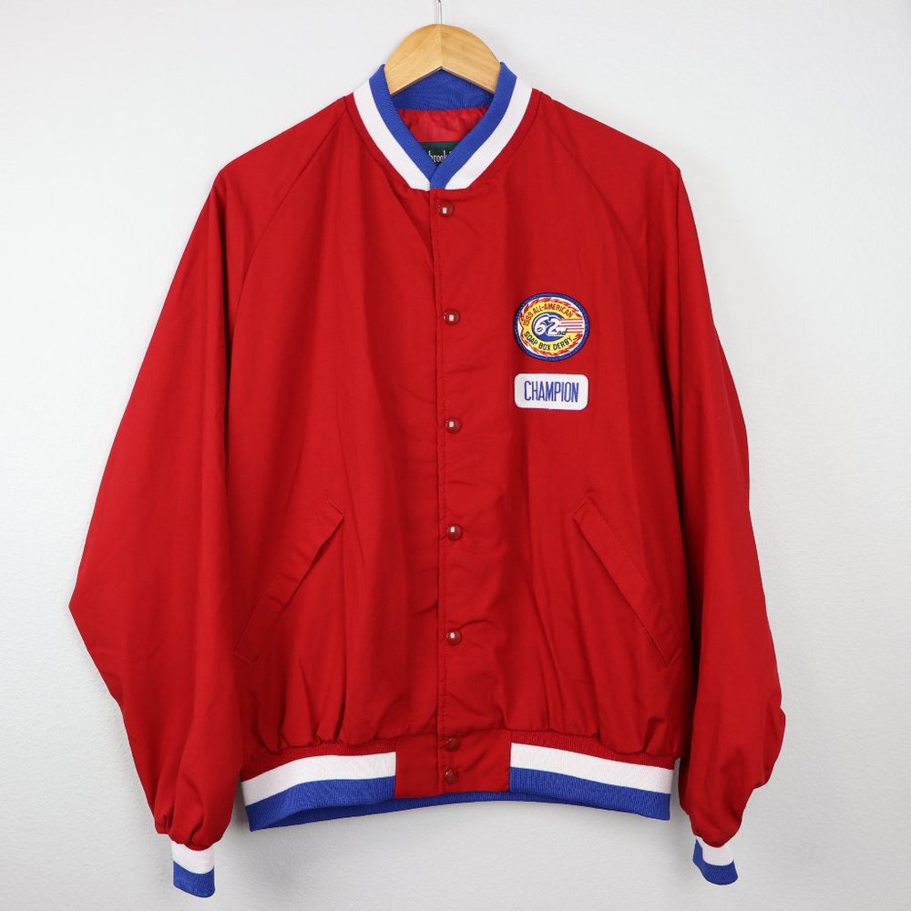 Dunbrooke Vintage 1999 All-American 62nd Soap Box Derby Champion Red Jacket XL
